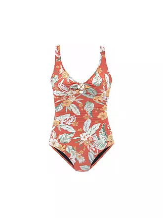 SUNSEEKER | Damen Badeanzug Rust Print | orange