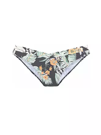 SUNSEEKER | Damen Bikinihose Rust Print | schwarz