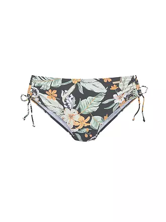 SUNSEEKER | Damen Bikinihose Rust-Print | schwarz