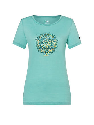 SUPER NATURAL | Damen Funktionsshirt Ornament | lila