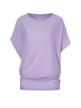 SUPER NATURAL | Damen T-Shirt Yoga Loose | lila