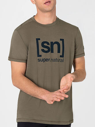 SUPER NATURAL | Herren Funktionsshirt Essential I.D | dunkelblau