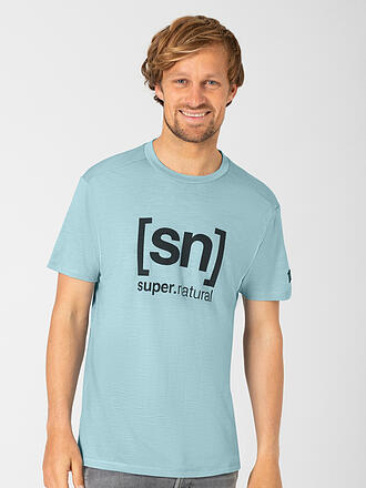 SUPER NATURAL | Herren Funktionsshirt Essential I.D | blau