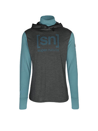 SUPER NATURAL | Herren Hoodie Alpine | grau