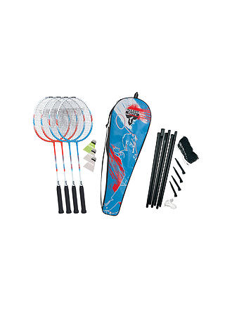 TALBOT TORRO | Premium Badminton-Set 4-Fighter | blau