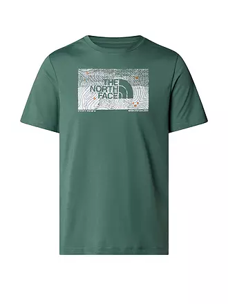 THE NORTH FACE | Herren Funktionsshirt Foundation Abstract | dunkelgrün