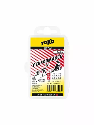 TOKO | Skiwachs Performance Hot Wax red 40g | 