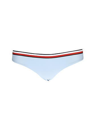 TOMMY HILFIGER | Damen Bikinihose im Hipster-Schnitt mit Tommy-Tape | hellblau