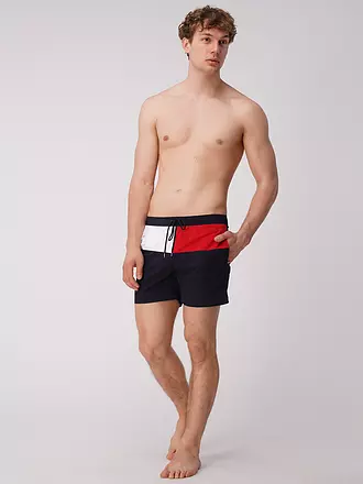 TOMMY HILFIGER | Herren Badeshort Color Blocking | dunkelblau