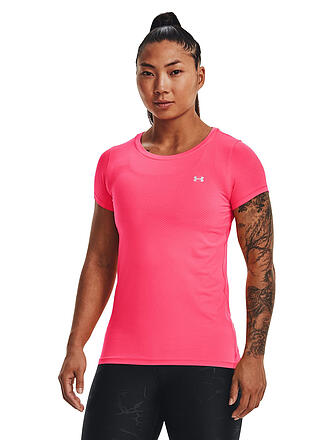 UNDER ARMOUR | Damen Fitnesshirt HeatGear® Armour | pink