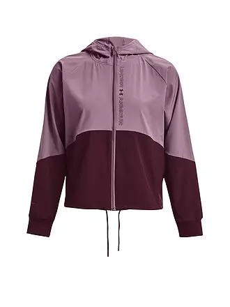 UNDER ARMOUR | Damen Fitnessjacke UA Jacke aus Webstoff mit durchgehendem Zip | 