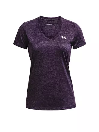 UNDER ARMOUR | Damen Fitnessshirt UA Tech™ Oberteil mit Twist-Effekt und V-Ausschnitt | hellblau