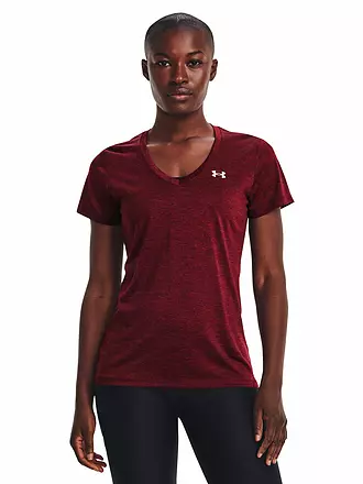 UNDER ARMOUR | Damen Fitnessshirt UA Tech™ Oberteil mit Twist-Effekt und V-Ausschnitt | 