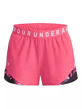 UNDER ARMOUR | Damen Fitnessshort UA Play Up 3.0 Tri Color | pink