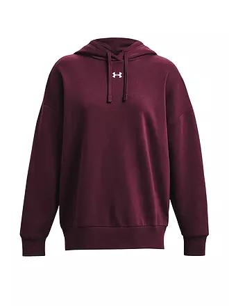 UNDER ARMOUR | Damen Hoodie UA Rival Fleece Oversized | dunkelrot