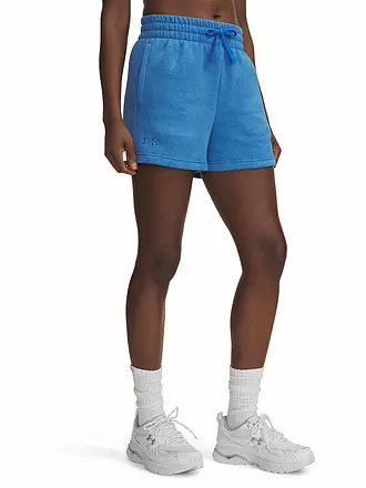 UNDER ARMOUR | Damen Short UA Rival Fleece | blau