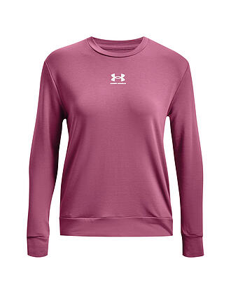 UNDER ARMOUR | Damen Sweater UA Rival French Terry | rosa