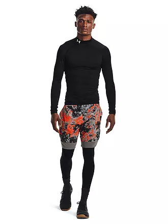 UNDER ARMOUR | Herren Fitnessshirt ColdGear® Compression Mock | schwarz