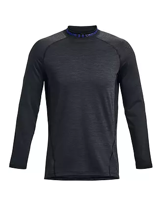 UNDER ARMOUR | Herren Fitnessshirt ColdGear® Twist Mock | schwarz