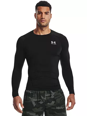 UNDER ARMOUR | Herren Fitnessshirt HeatGear® Armour | schwarz
