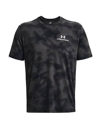 UNDER ARMOUR | Herren Fitnessshirt UA RUSH™ Energy Print | schwarz