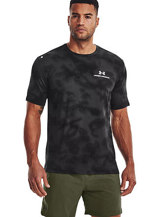 UNDER ARMOUR | Herren Fitnessshirt UA RUSH™ Energy Print | schwarz