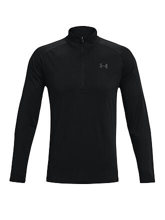 UNDER ARMOUR | Herren Fitnessshirt UA Tech™ 1/2 Zip | schwarz