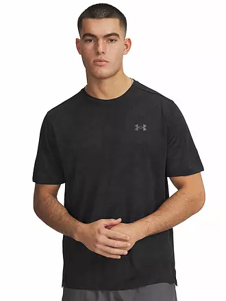 UNDER ARMOUR | Herren Fitnessshirt UA TechTM Vent Jacquard | schwarz