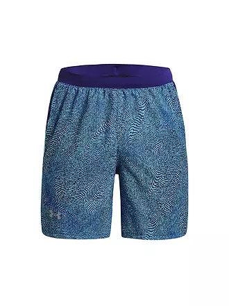 UNDER ARMOUR | Herren Fitnessshort UA Launch 7'' Printed | blau