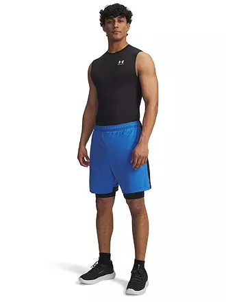 UNDER ARMOUR | Herren Fitnessshort UA Tech™ Vent 2in1 | blau