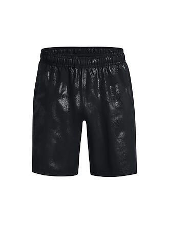 UNDER ARMOUR | Herren Fitnessshorts UA Woven Emboss | schwarz