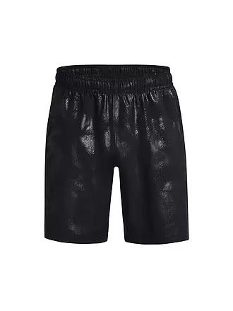 UNDER ARMOUR | Herren Fitnessshorts UA Woven Emboss | schwarz