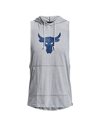 UNDER ARMOUR | Herren Hoodie Project Rockohne Ärmel | blau