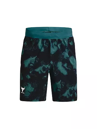 UNDER ARMOUR | Herren Short Project Rock Woven Printed | grün