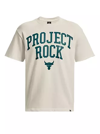 UNDER ARMOUR | Herren T-Shirt Project Rock Heavyweight Terry | beige