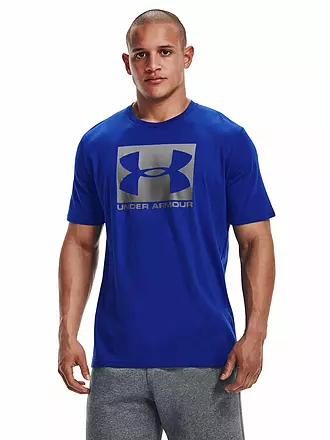 UNDER ARMOUR | Herren T-Shirt UA Boxed Sportstyle | blau