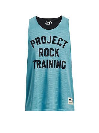 UNDER ARMOUR | Herren Tank Project Rock Reversible Mesh | blau