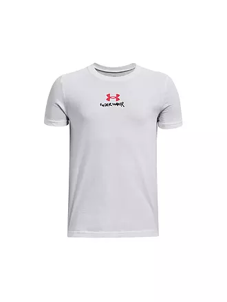 UNDER ARMOUR | Junge T-Shirt UA Scribble Branded | schwarz