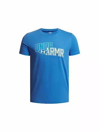 UNDER ARMOUR | Jungen T-Shirt Overlay Wordmark | blau