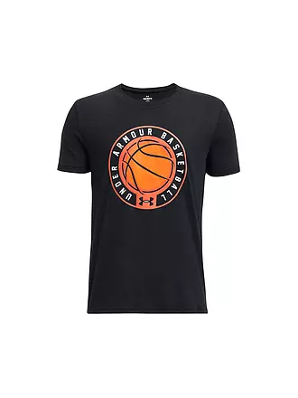 UNDER ARMOUR | Jungen T-Shirt UA Basketball Logo | schwarz