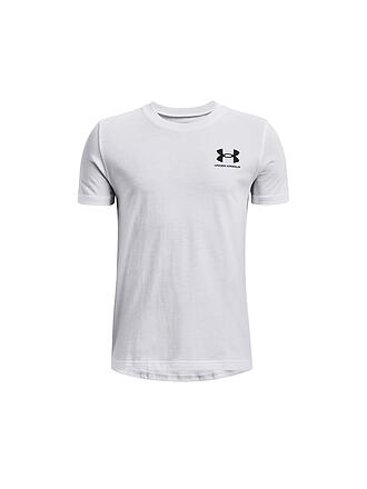 UNDER ARMOUR | Jungen T-Shirt UA Sportstyle Printed | weiss