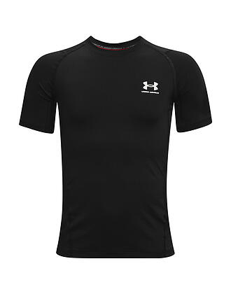 UNDER ARMOUR | Kinder T-Shirt UA HeatGear® Armour | schwarz
