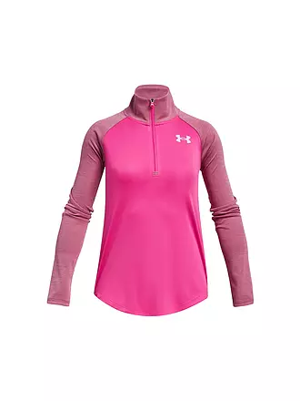 UNDER ARMOUR | Mädchen Fitness Zipshirt UA Tech™ Graphic ½ Zip | pink