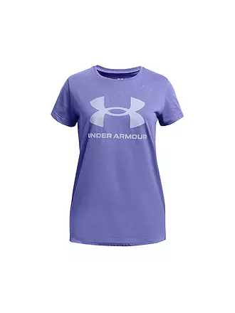UNDER ARMOUR | Mädchen Fitnessshirt UA Sportstyle Logo | dunkelblau