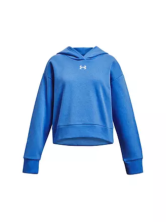 UNDER ARMOUR | Mädchen Hoodie UA Rival Fleece Cropped | blau