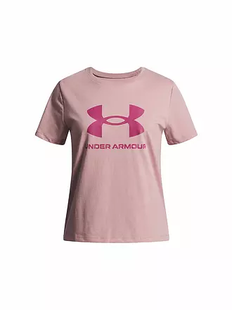 UNDER ARMOUR | Mädchen T-Shirt UA Big Logo | beere