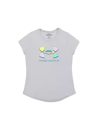 UNDER ARMOUR | Mädchen T-Shirt UA Colorblock | grau