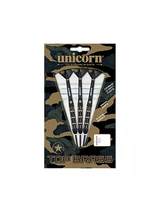 UNICORN | Dartpfeil Top Brass 21g | schwarz