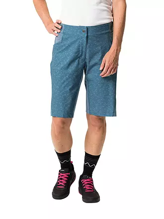 VAUDE | Damen Radshort Ledro Print | dunkelrot