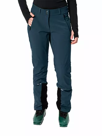 VAUDE | Damen Touren Softshellhose Larice | dunkelblau